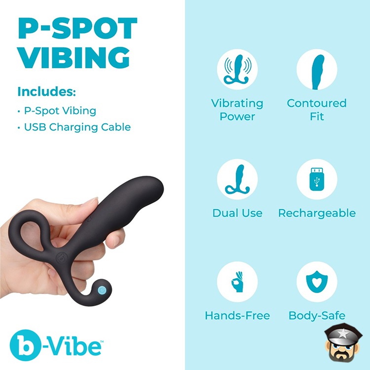 美國 B-VIBE 猛男G點魔杖 前列腺按摩器 P-SPOT  PROSTATE MASSAGER 三種款式任君挑選-細節圖9