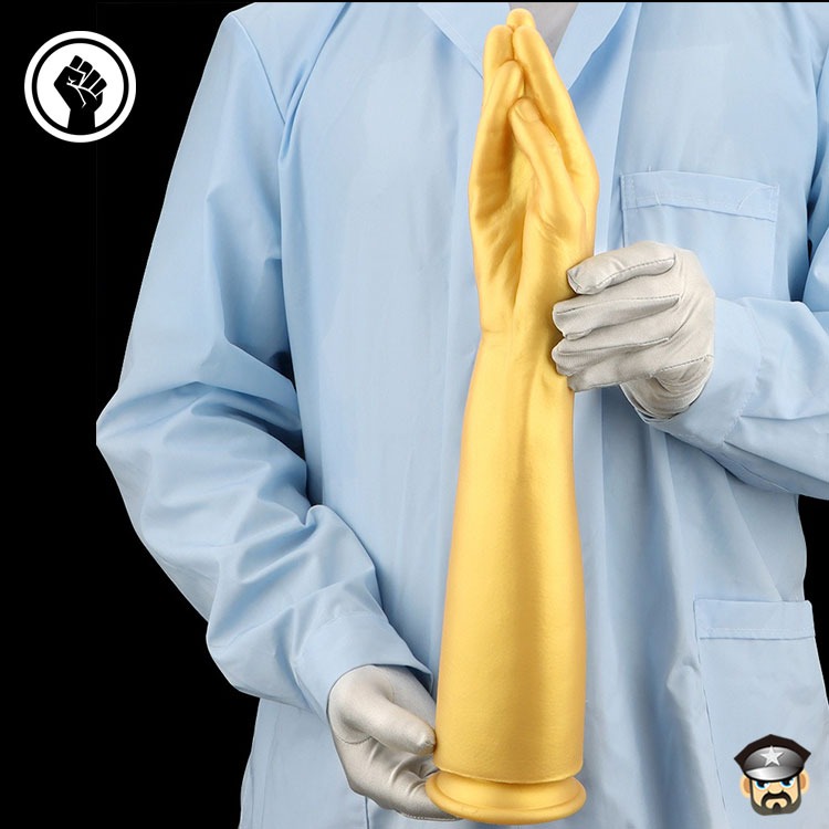 黃金開膛霹靂手 液態矽膠拳交造型肛塞 LIQUID SILICONE ANAL PLUG 一拳入魂 極致爽快-細節圖6