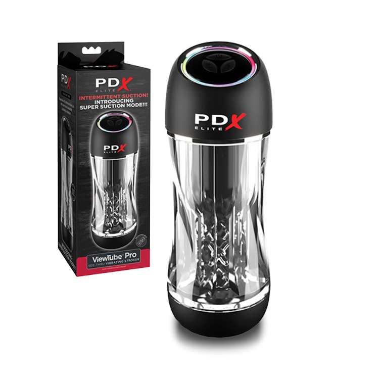 美國 PIPEDREAM 視覺系豪華自慰器 多頻震動真空吸吮自慰器 PDX VIEWTUBE MASTURBATOR-細節圖2