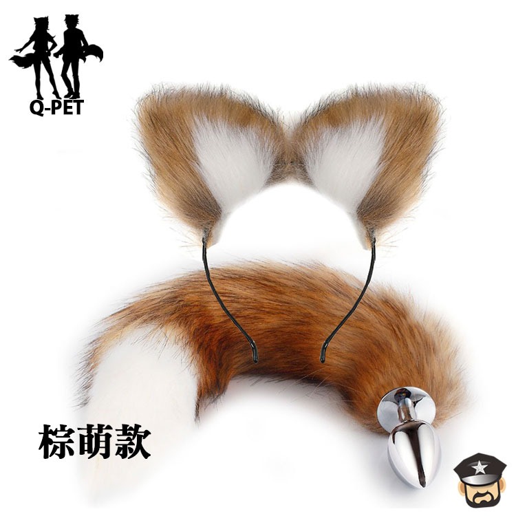 萌寵 動物造型耳朵髮箍尾巴肛塞 COSPLAY EAR AND TAIL PLUG 獸性大發 情慾無法擋-細節圖7