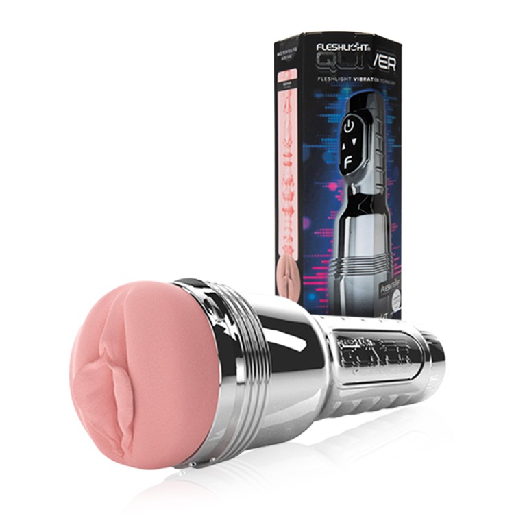 美國 FLESHLIGHT 美陰俱樂部 奎維爾 顫動雙馬達震動自慰器 QUIVER  STROKER 自動加熱 震動-細節圖2