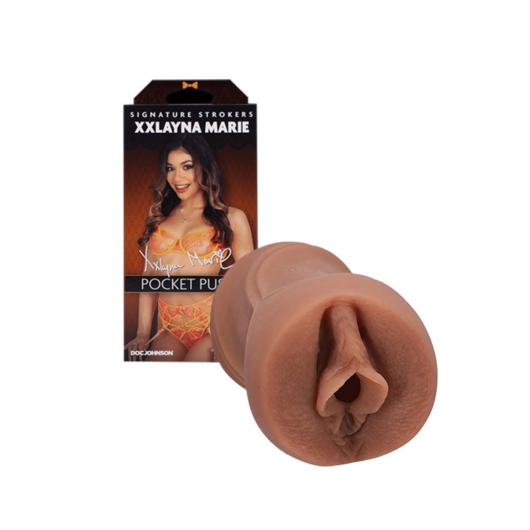 美國 DOC JOHNSON 口袋美陰 萊娜瑪麗自慰器 POCKET PUSSY XXLAYNA MARIE 俏皮小甜-細節圖2