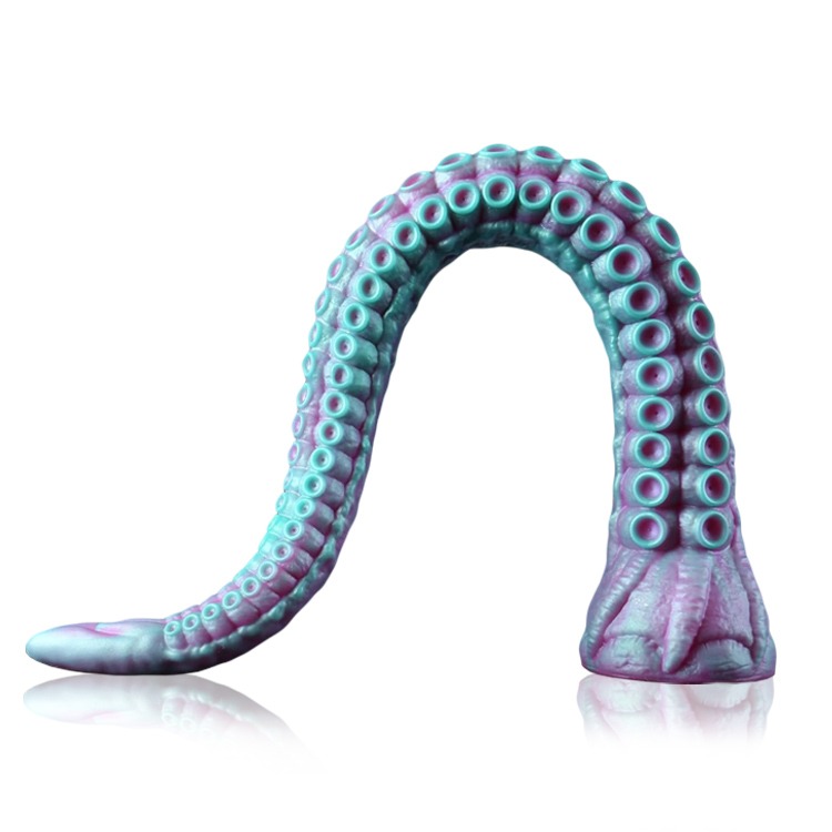 深海章魚哥 液態矽膠章魚造型姐夫 TENTACLE LONG DILDO 後庭深入陽具 深度冒險等你來體驗-細節圖2