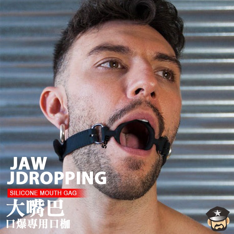 大嘴巴 矽膠開口口枷 JAW JDROPPING SILICONE MOUTH GAG 強制開口放縱激情唾液滴-細節圖8