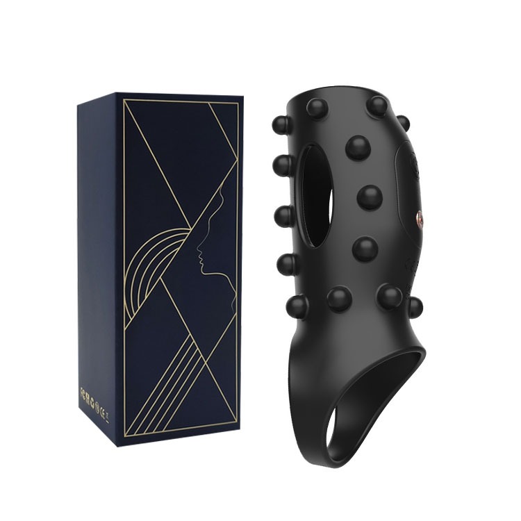 凸點炸彈 增大增粗矽膠震動套 KNPBBY BUMP VIBRATING PENIS SHEATH 凸點刺激-細節圖2