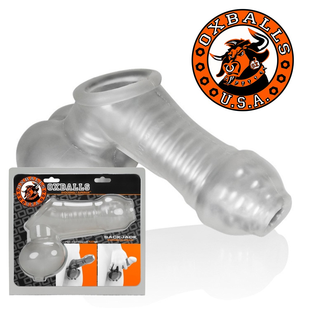 美國 OXBALLS 剽悍公牛 鋼鐵聯盟之盔甲人 陽具與睪丸加粗加大 SACKJACK WEARABLE SLEEVE-細節圖4