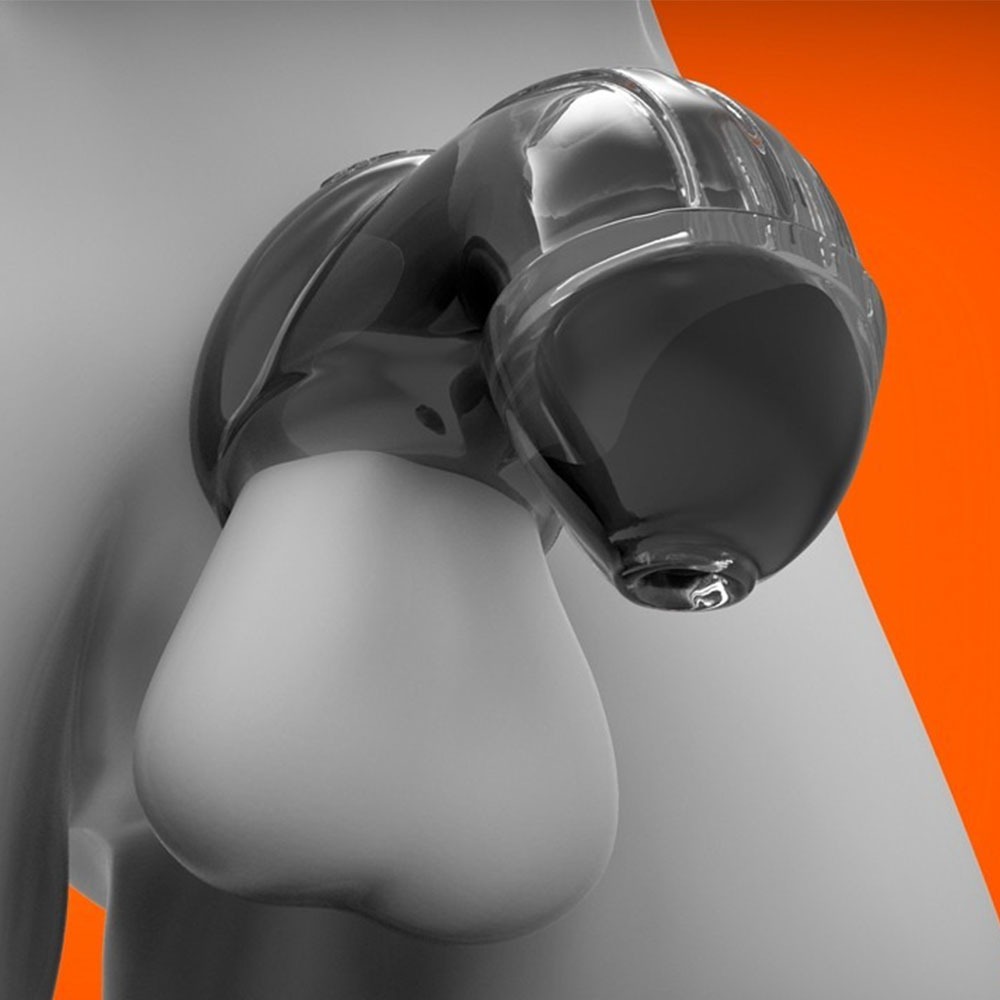 美國 OXBALLS 剽悍公牛 貞操鳥籠睪丸束縛激凸環 COCK-LOCK Cage & Chastity 貞操套-細節圖7