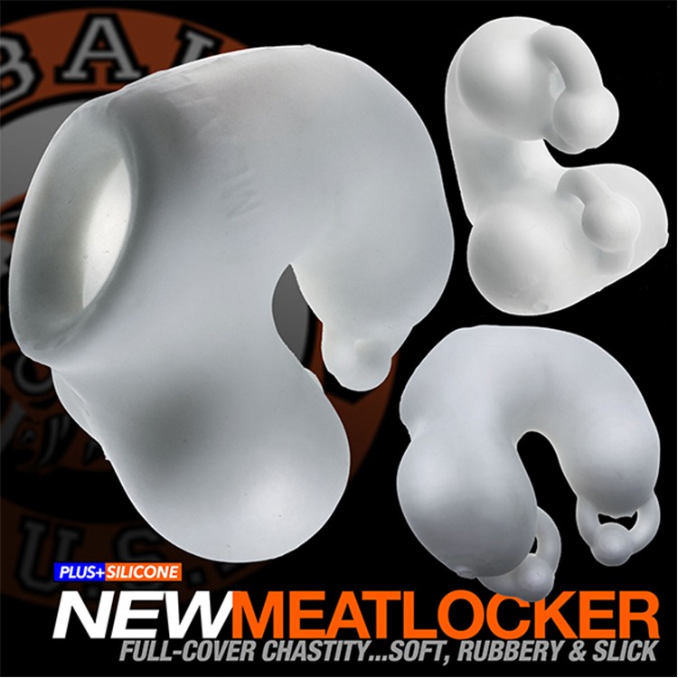 美國 OXBALLS 剽悍公牛 肉蒲團貞操套 陰莖睪丸束縛套 MEATLOCKER CHASTITY COCKRING-細節圖5