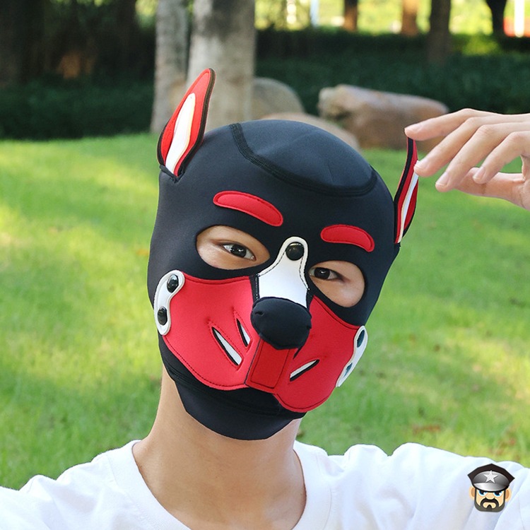 可愛寵物調教 困獸犬奴頭套 CB-TRAPPED SEX COSPLAY PUPPY HOOD-細節圖6
