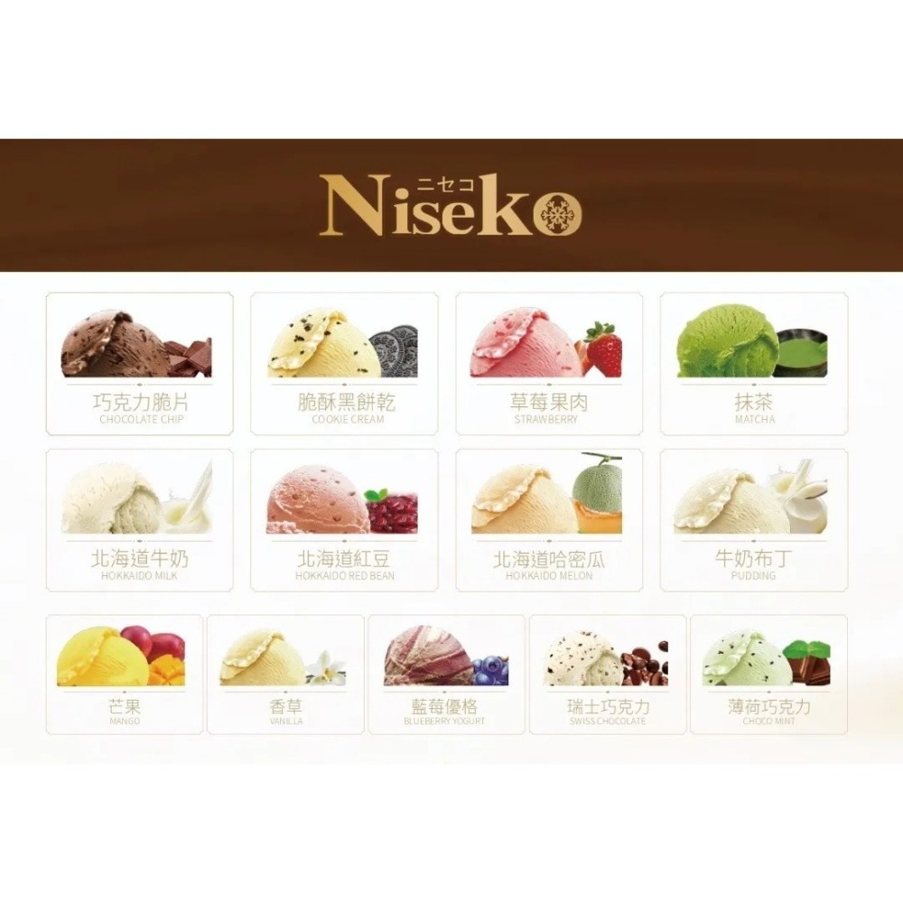 【Niseko】香草-冰淇淋 (一加侖盒裝)-細節圖4
