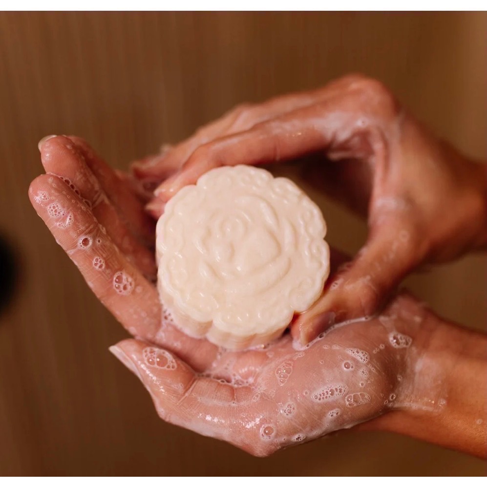 現貨 Viori 三合一優惠組合 Hidden Water Fall 洗髮皂+護髮皂+蒸籠-細節圖3