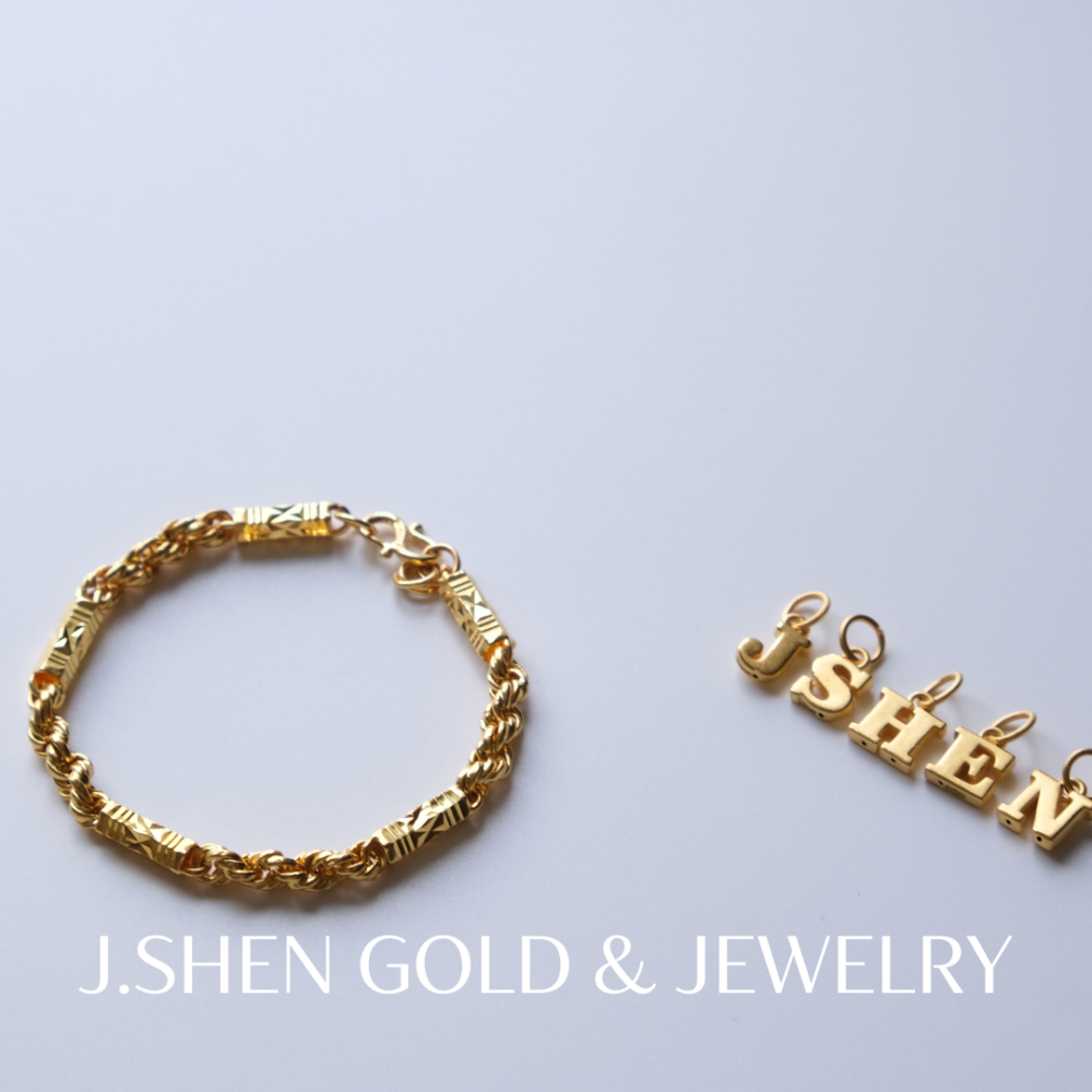 【品牌訂製款】六角麻花全金款手鍊 黃金麻花手鍊 純金金飾 黃金金飾 黃金手鍊 禮物-細節圖3