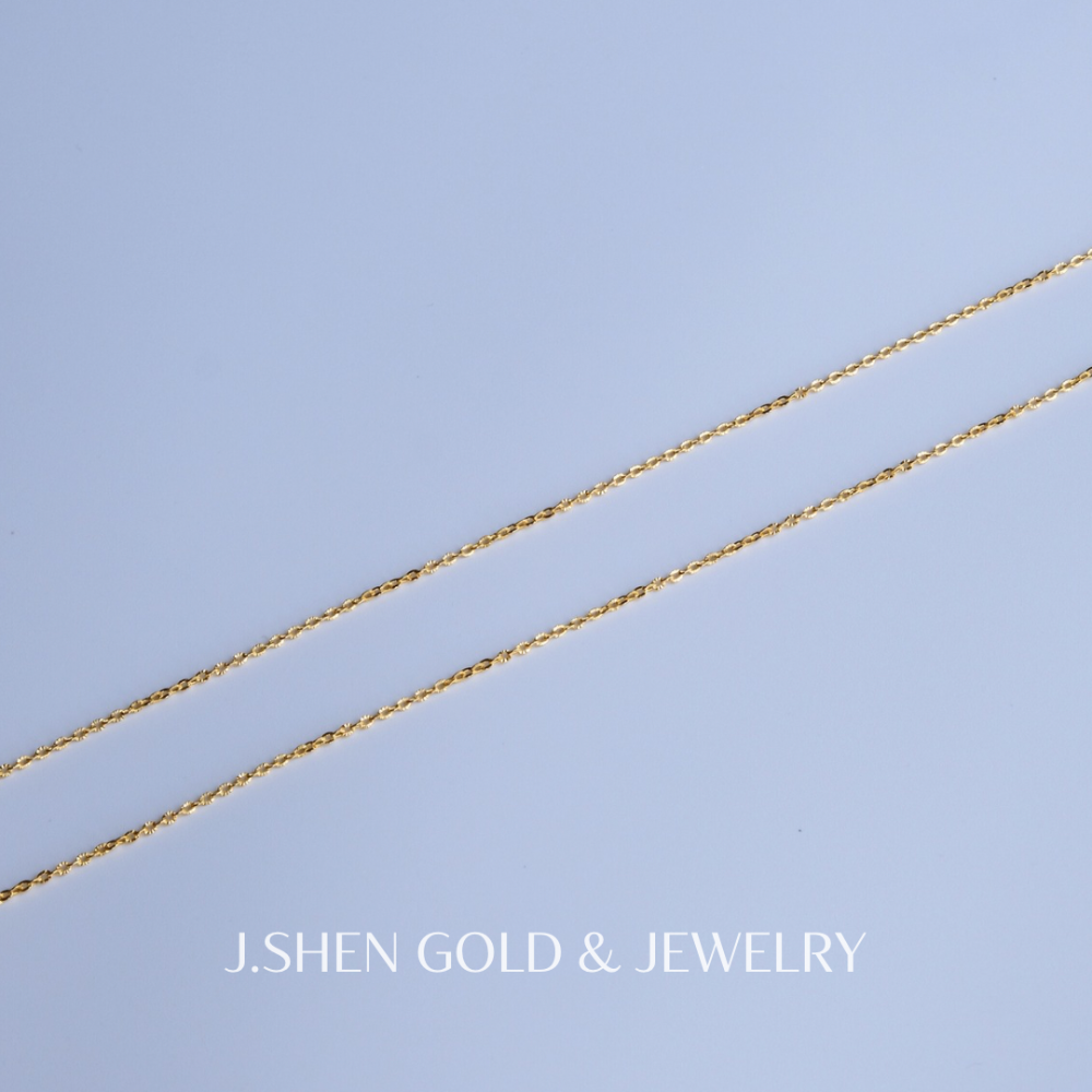 【金光閃耀】小太陽黃金項鍊 純金項鍊 純金金飾 黃金飾品 禮物-細節圖5