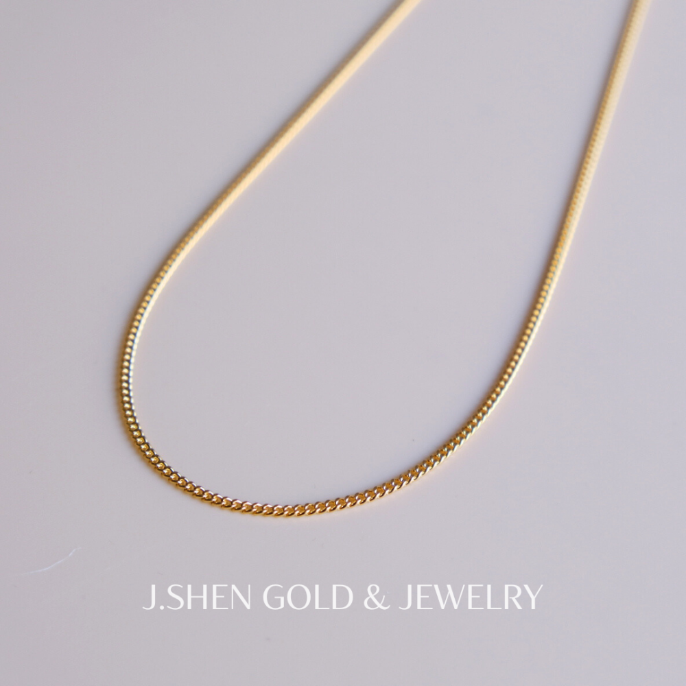 Cuban Link系列-單善古巴項鍊【2mm雅致款】 黃金項鍊 純金項鍊 純金金飾 黃金飾品 禮物-細節圖4