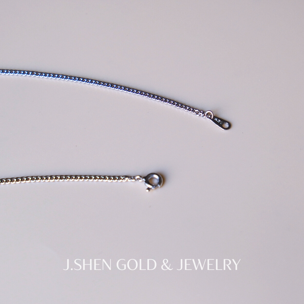 Cuban Link系列-白金單善古巴項鍊 白金項鍊 鉑金項鍊 單善項鍊 白金飾品 禮物-細節圖4