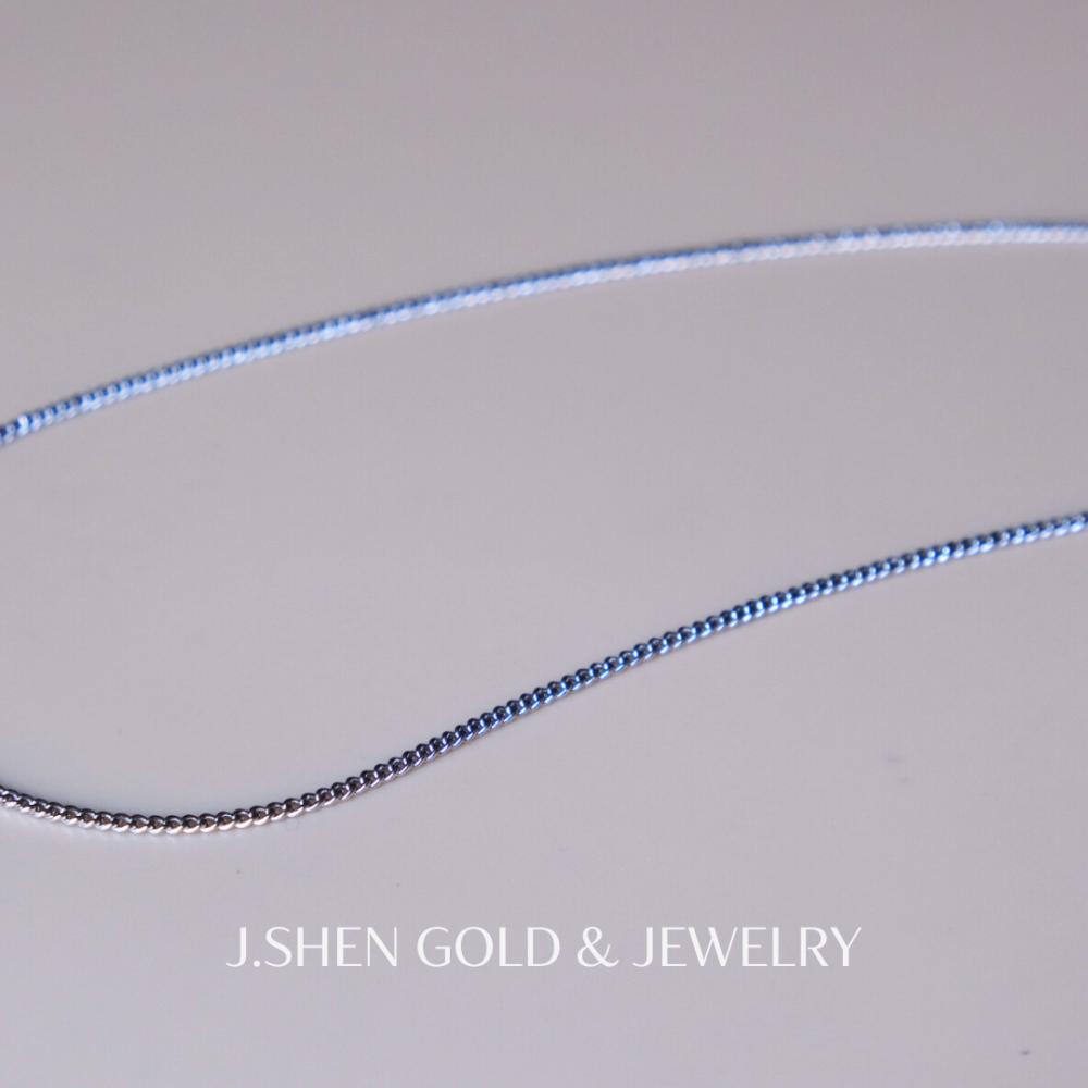 Cuban Link系列-白金單善古巴項鍊 白金項鍊 鉑金項鍊 單善項鍊 白金飾品 禮物-細節圖6