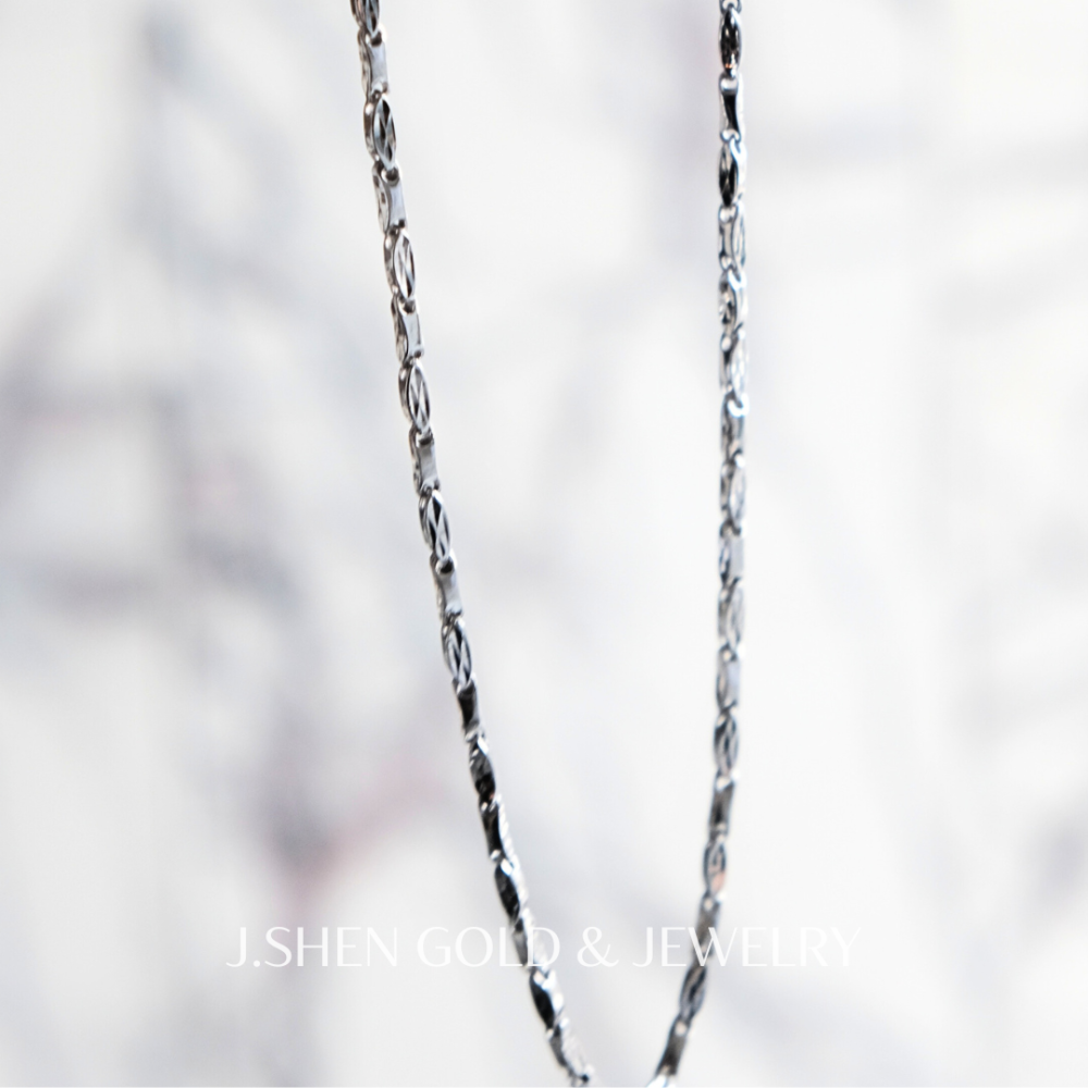 Stellar Link白金銀霜星鍊 白金項鍊 鉑金項鍊 白金飾品 禮物-細節圖6