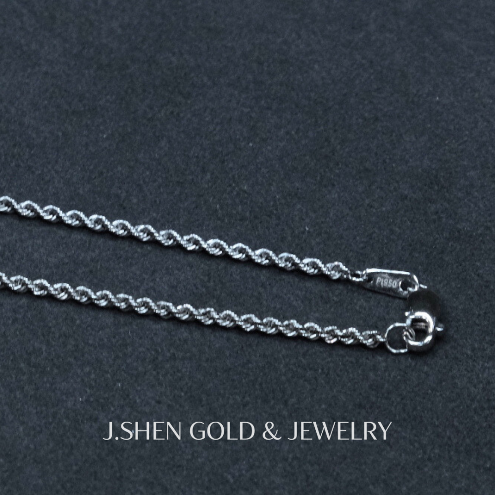 Tidal Twist白金麻花潮旋項鍊 白金項鍊 白金麻花項鍊 鉑金項鍊 白金飾品 禮物-細節圖6