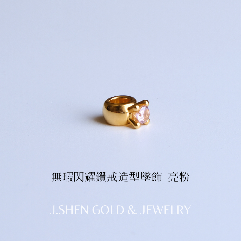 黃金水鑽墜飾 黃金墜子 水鑽墜飾 純金墜子手工鑲鑽 水鑽黃金墜飾 精品等級工藝黃金水鑽墜飾 高質感送禮首選 禮物-規格圖2