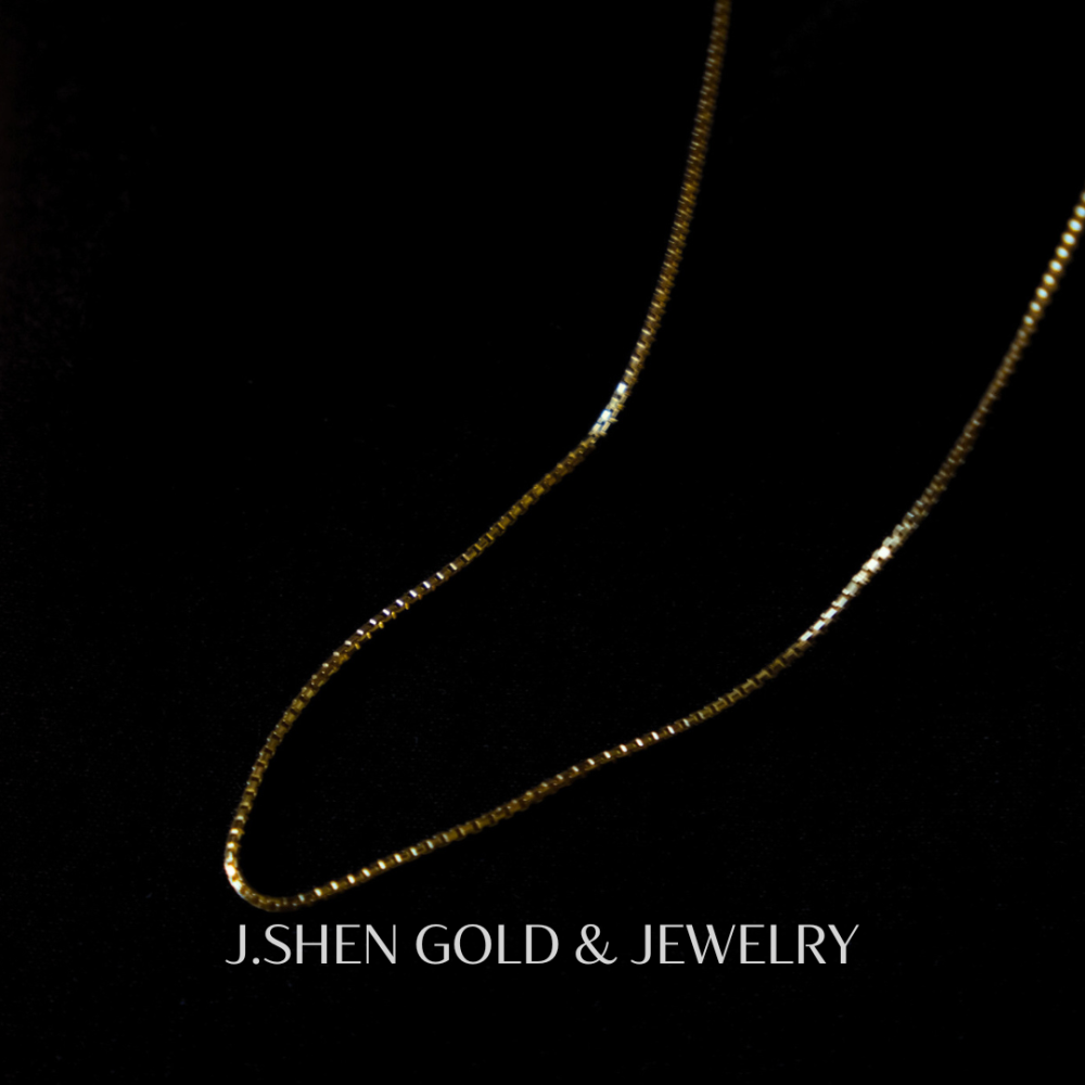 【Venice】細版黃金威尼斯項鍊 黃金金飾 黃金項鍊 黃金飾品 禮物-細節圖5