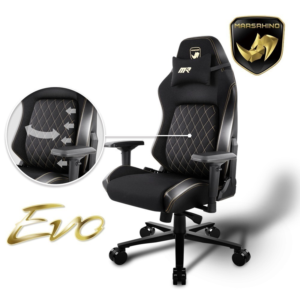 官方直營【MARSRHINO 火星犀牛】SPYDER EVO 幻影EVO 人體工學追背椅 電競椅 電腦椅 賽車椅 辦公椅-細節圖4
