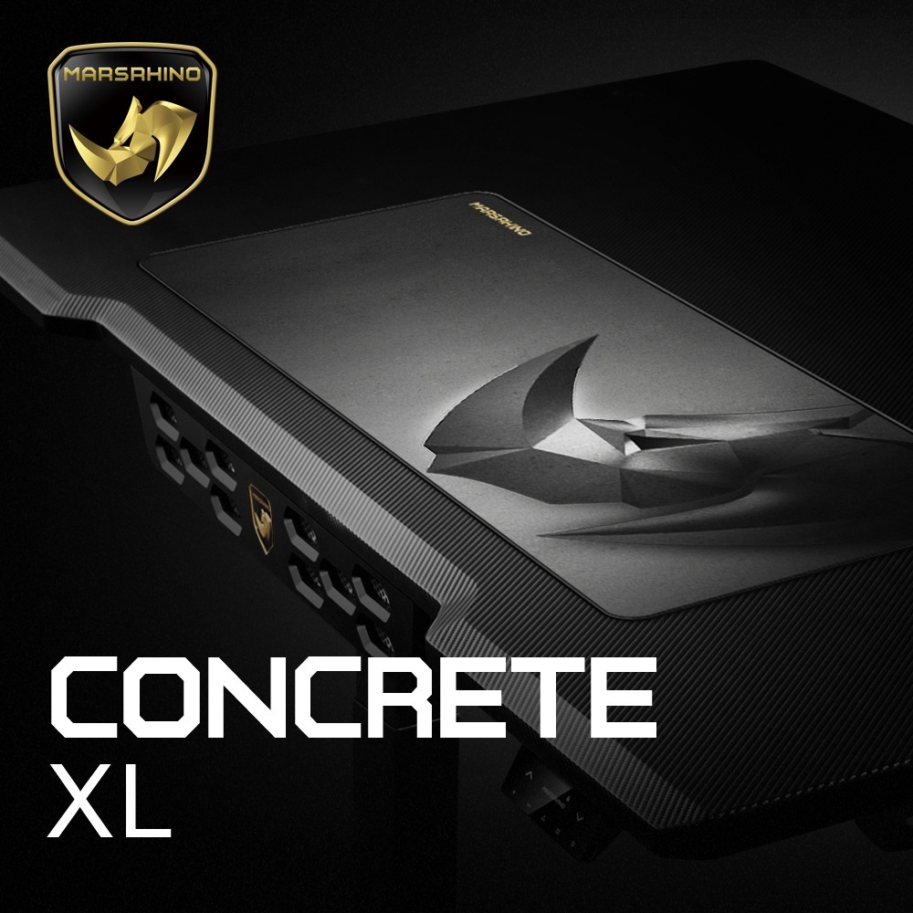 官方直營【MARSRHINO 火星犀牛】大型 遊戲滑鼠墊 極度流暢 防潑水 防滑橡膠 900x350x4mm-細節圖2