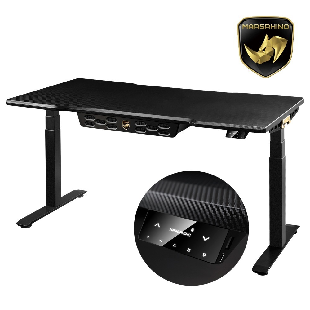 官方直營【MARSRHINO 火星犀牛】DEFENDER 天行者 升降桌 電競桌 電動桌 電腦桌 電動升降電競桌-細節圖6