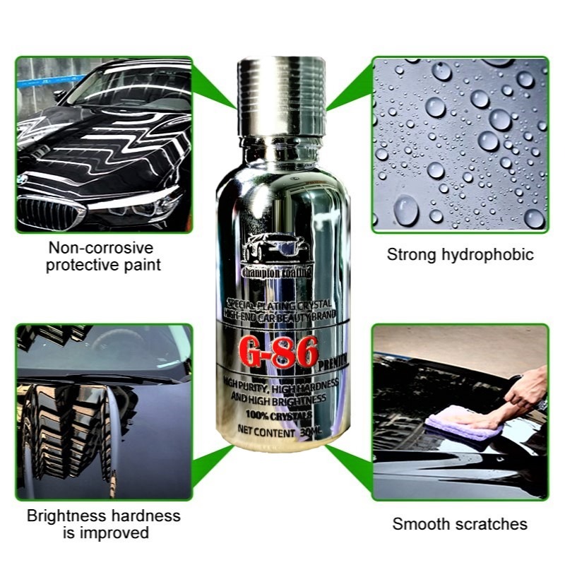 🇯🇵【鼎極款】G-86 鼎極鍍膜 鍍膜劑 鍍膜維護劑 日本原廠最頂級鍍膜原液 超亮 強撥水 好施工 持久 ❄車品鍍膜-細節圖4