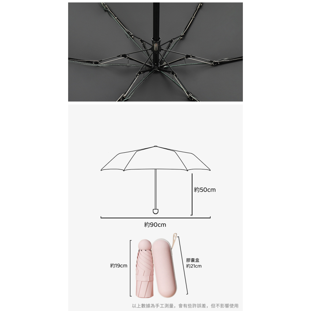 雨傘 陽傘  膠囊晴雨兩用傘 遮陽傘  傘 遮陽傘-細節圖9