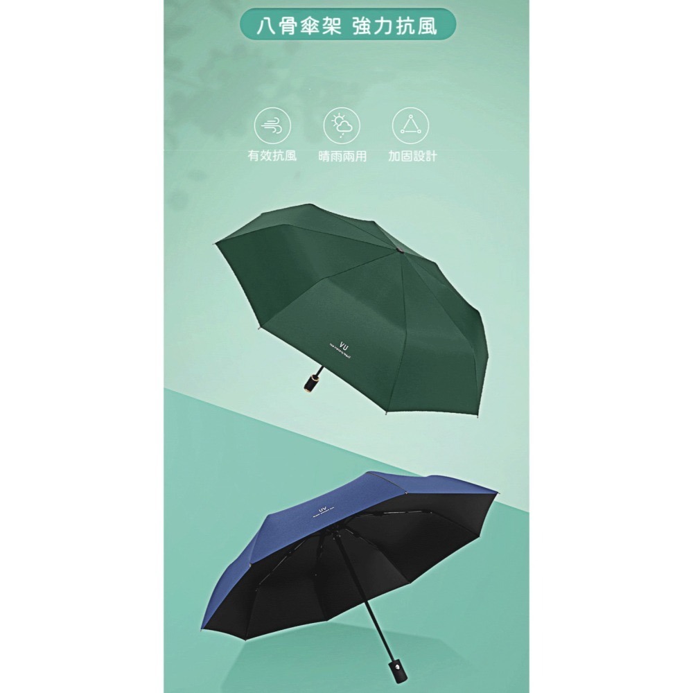 雨傘 自動傘 陽傘 抗UV晴雨兩用傘 遮陽傘 摺疊傘 輕量 防風-細節圖3