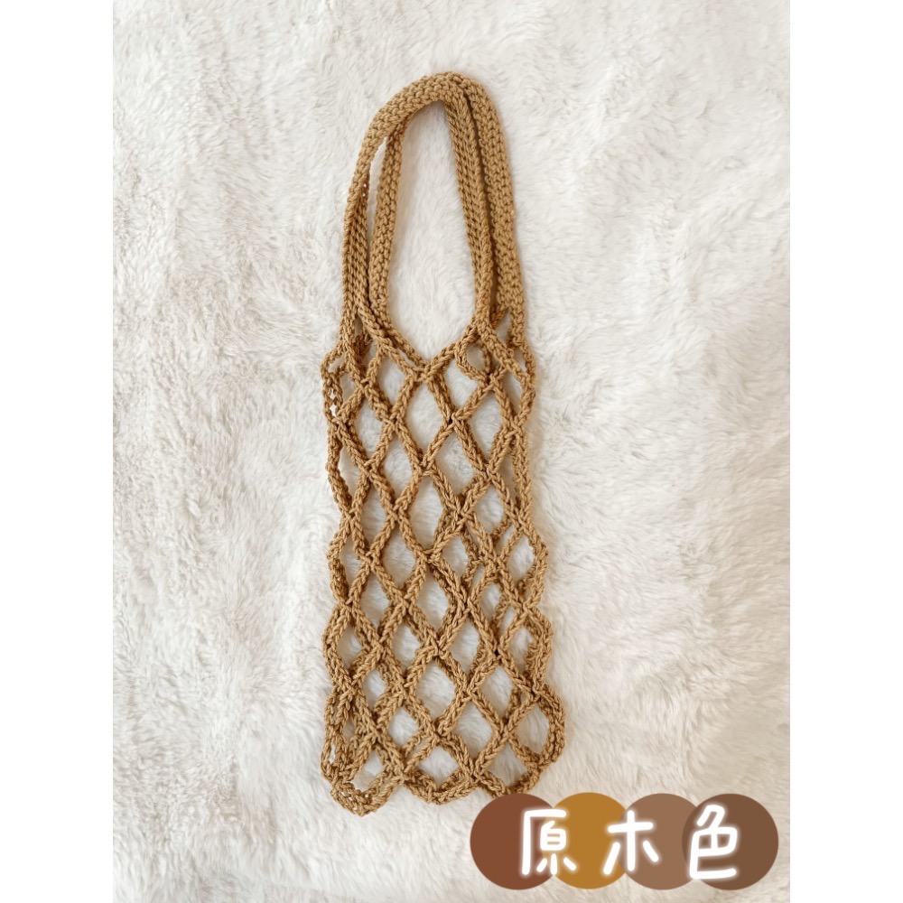 手作 飲料提袋 貓貓收納袋 編織 提袋 提網 飲料袋 環保 環保袋 手提包 小廢包-規格圖7