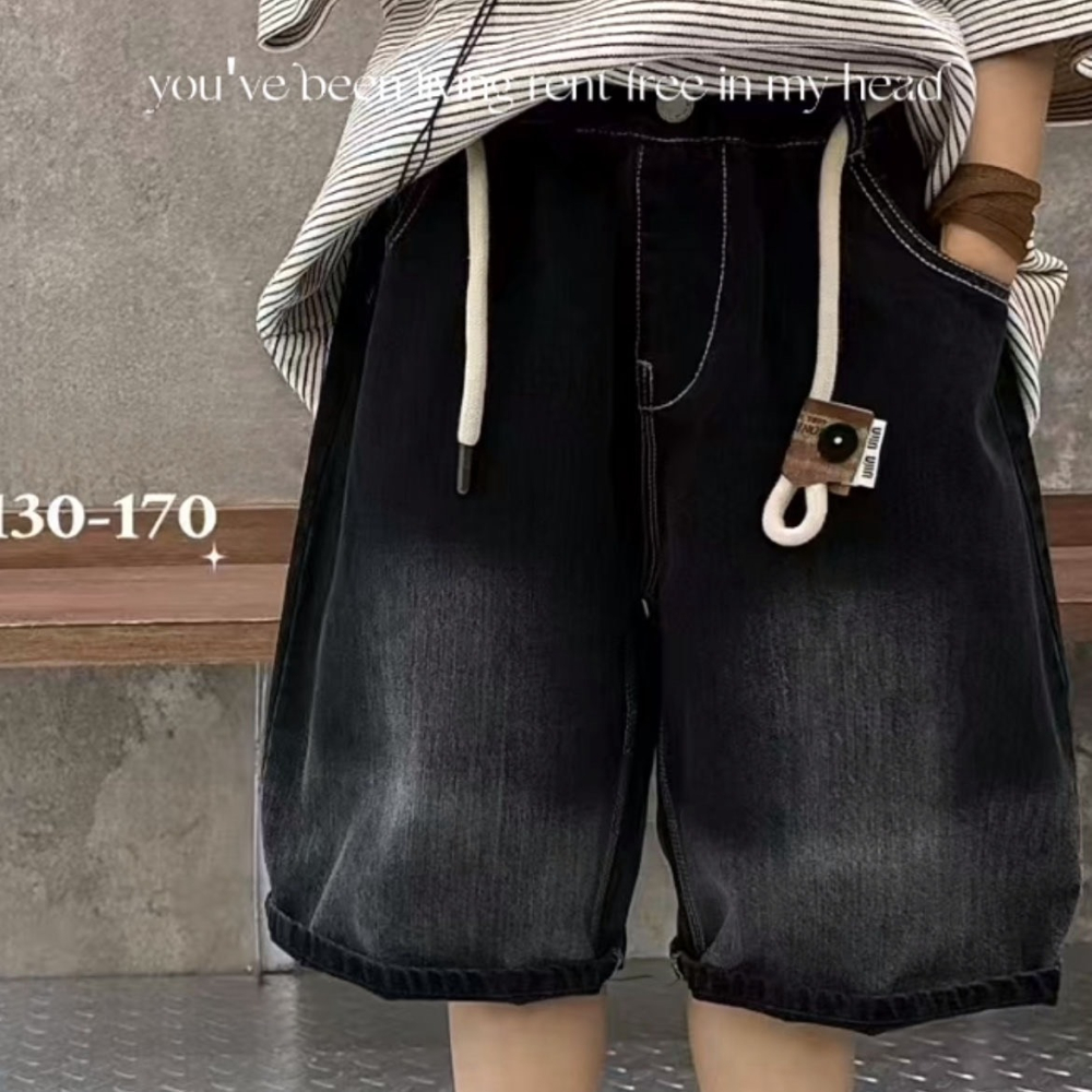 單寧挺料明線金釦前後口袋長褲-細節圖2