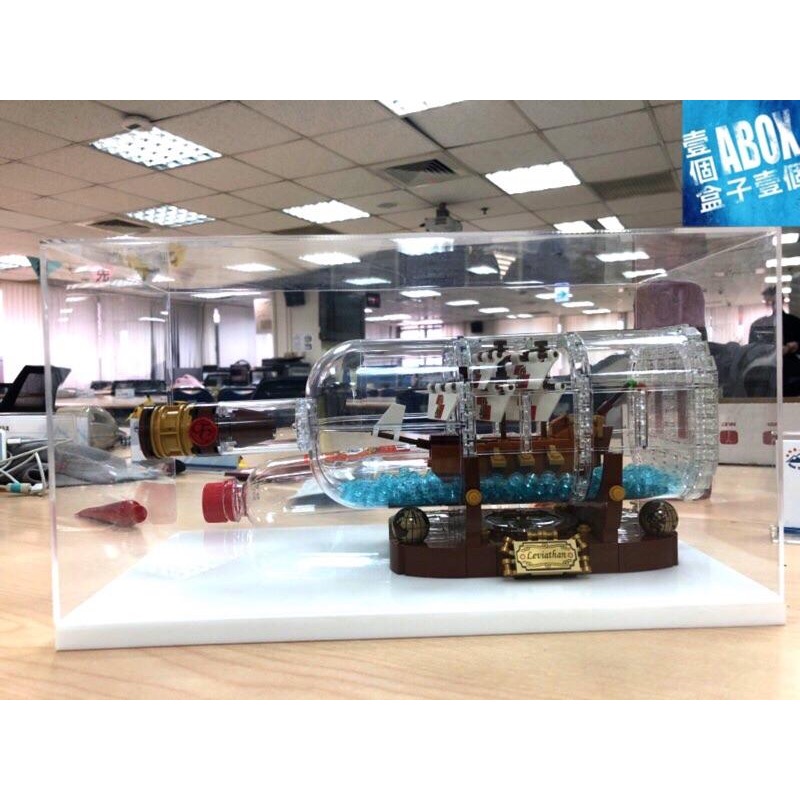 【ABOX在台自產自銷】高透光壓克力樂高10220 10252 10242 10271 21313 21317通用展示盒-細節圖2