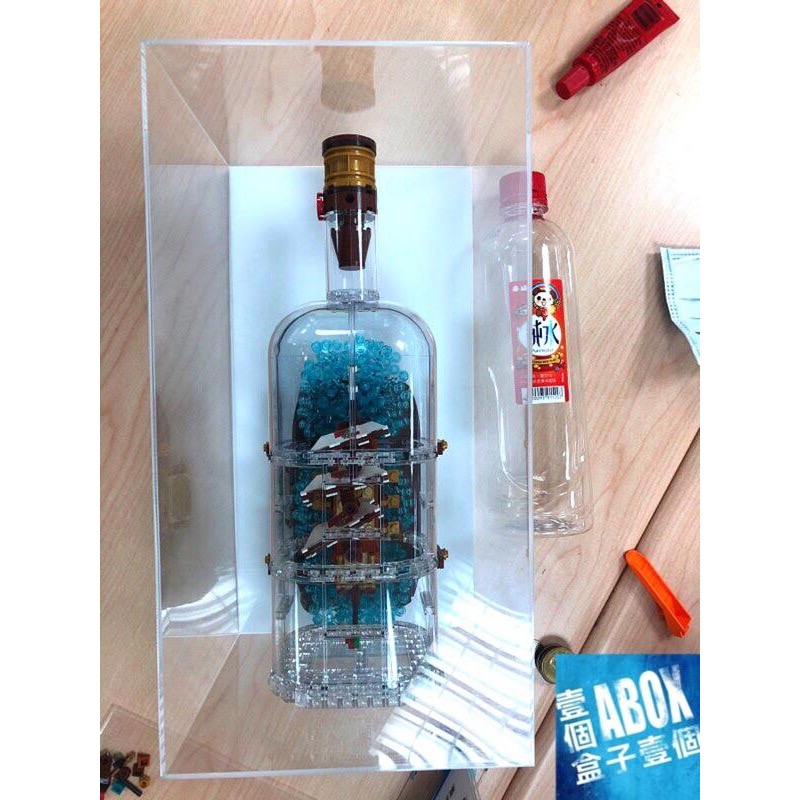 【ABOX在台自產自銷】高透光壓克力樂高10220 10252 10242 10271 21313 21317通用展示盒-細節圖3