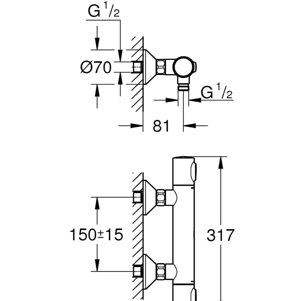 不要忽冷忽熱 限時特賣 德國 高儀  Grohe 恆溫水龍頭 單出系列 非 toto hansgrohe 不會忽冷忽然熱-細節圖4