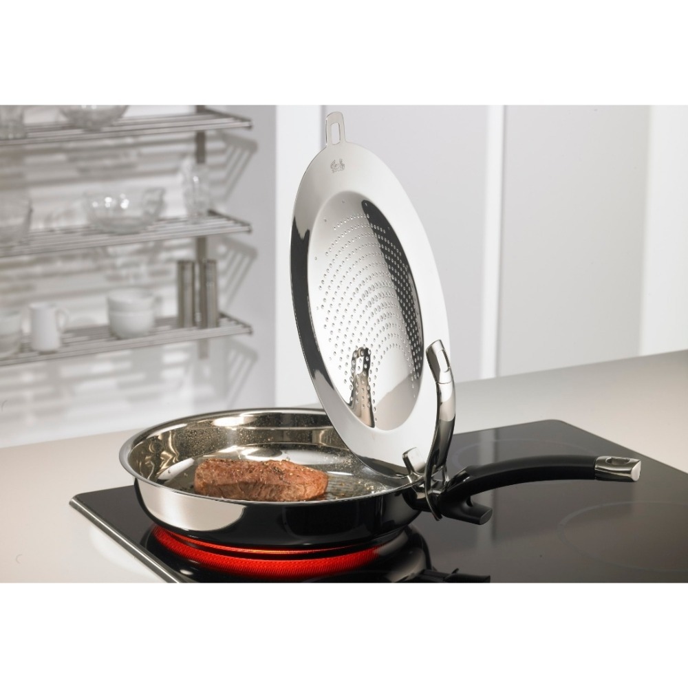 福利品限量 德國  菲仕樂 Fissler Clippix 擋油蓋 鍋蓋 24 26 28 皆可-細節圖3