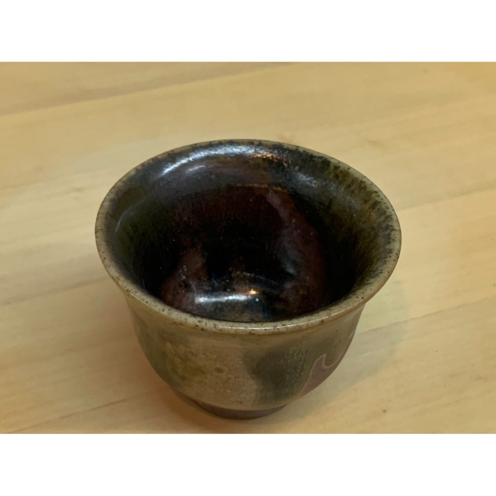 柴燒天目釉杯-細節圖2