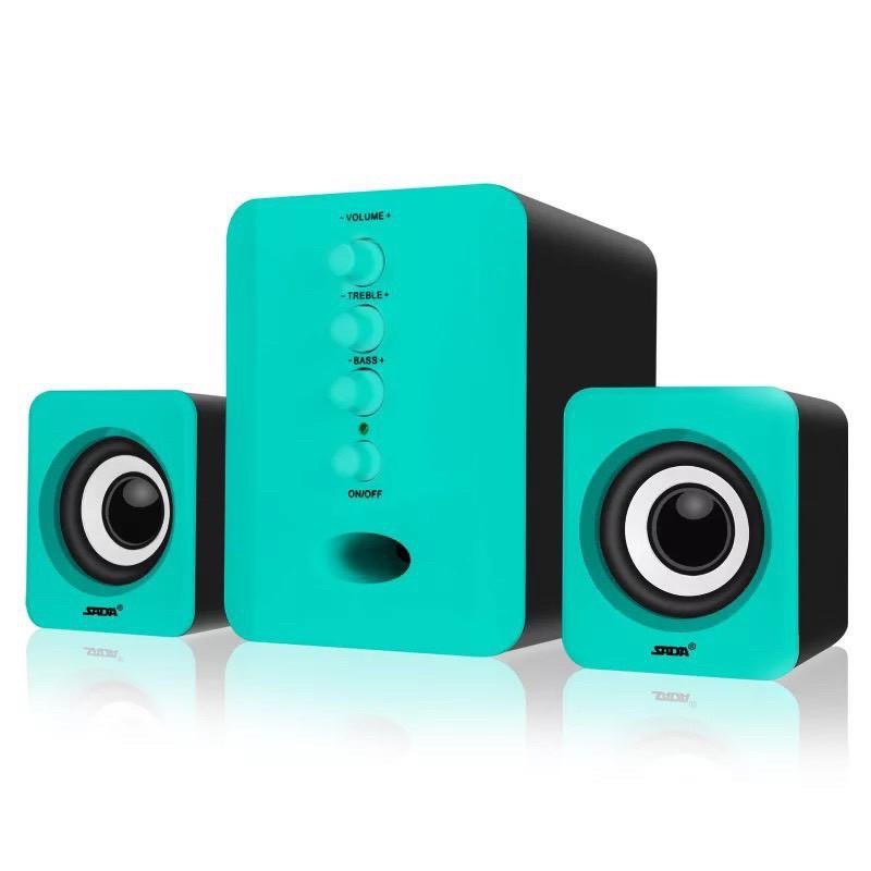 賽達D202  2.1聲道 高低可調節 電腦喇叭 電腦音箱  重低音喇叭 手機音箱 筆電音箱-細節圖9