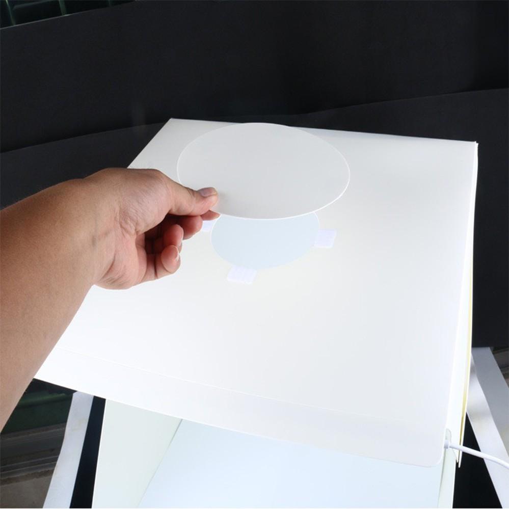 送手提收納袋+數據線 40*40*40cm 多功能2條LED攝影棚-細節圖3