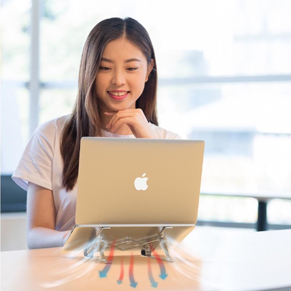 『開立發票』七檔調節 鋁合金筆電支架 摺疊筆電支架 攜帶式散熱支架-細節圖6