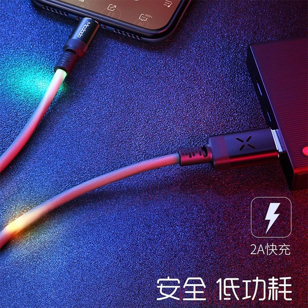 MCDODO麥多多聲控iphone發光充電線 lightning充電線-細節圖5