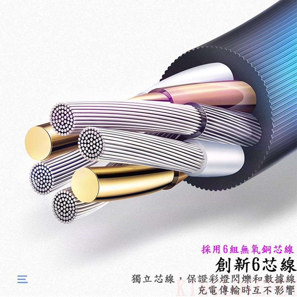 MCDODO麥多多聲控iphone發光充電線 lightning充電線-細節圖6