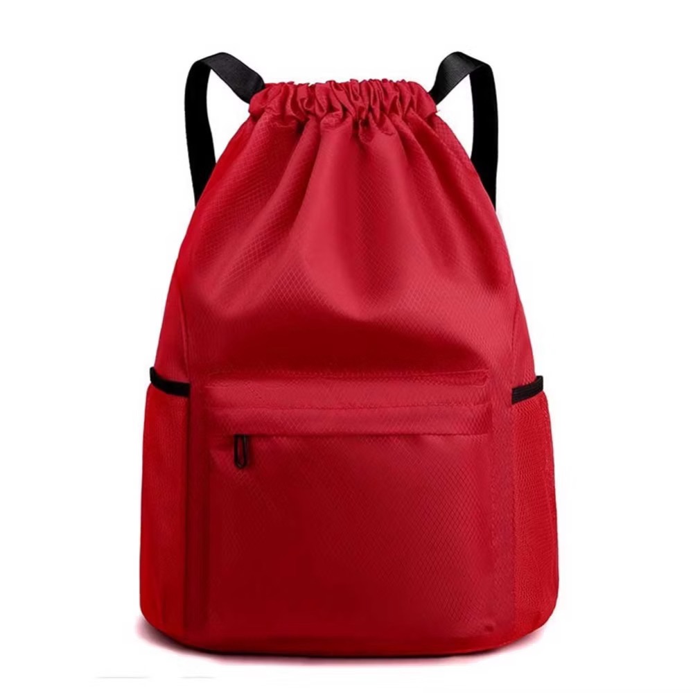 超大版 防潑水運動單雙肩束口抽繩背包 束口籃球帶 健身運動包 球鞋袋 游泳袋 運動休閒包-細節圖8