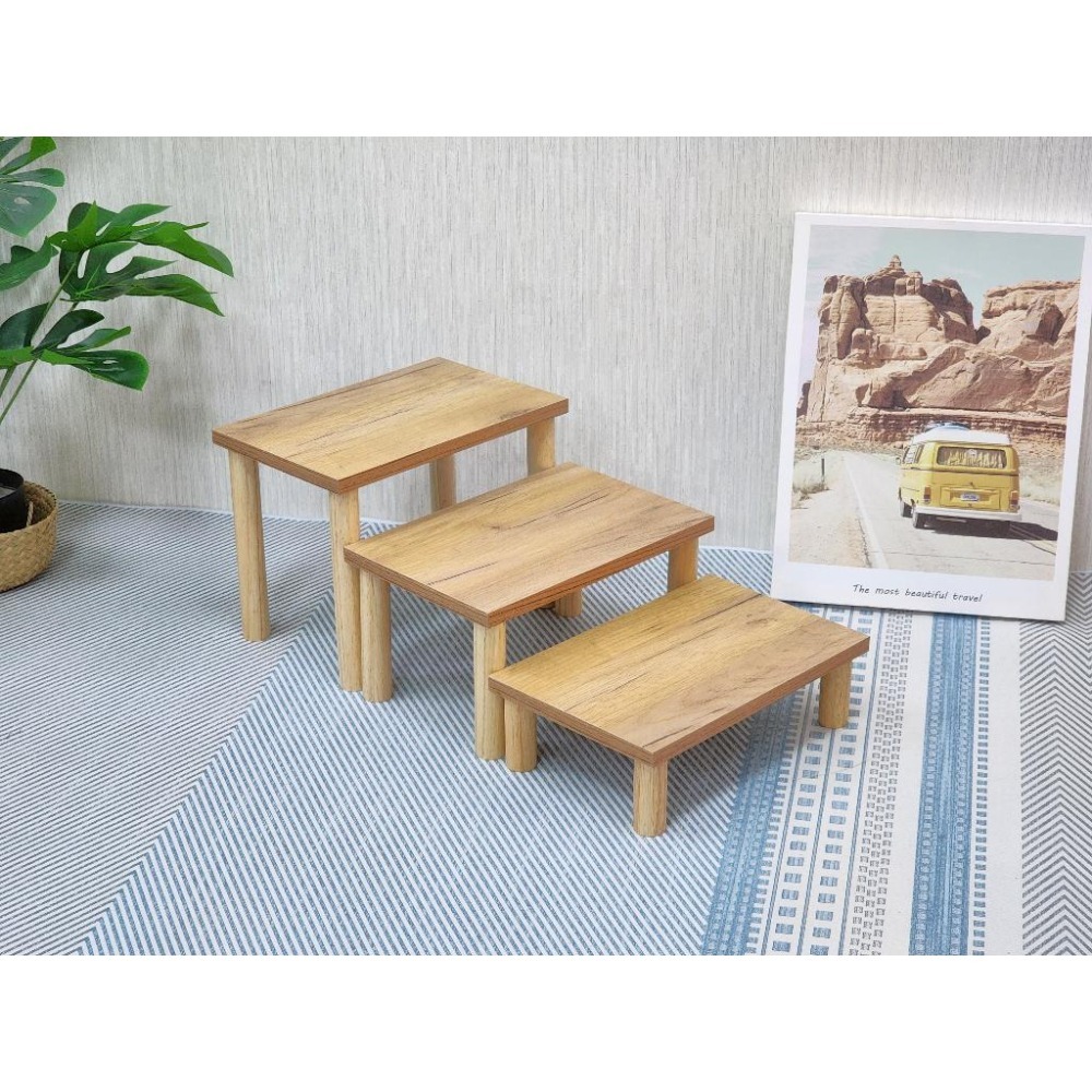 <<威格森家居>>MIT台灣製造 木質收納架 小桌子  迷你 小架子 置物架 整理架 展示架 書架 實木腳-細節圖2