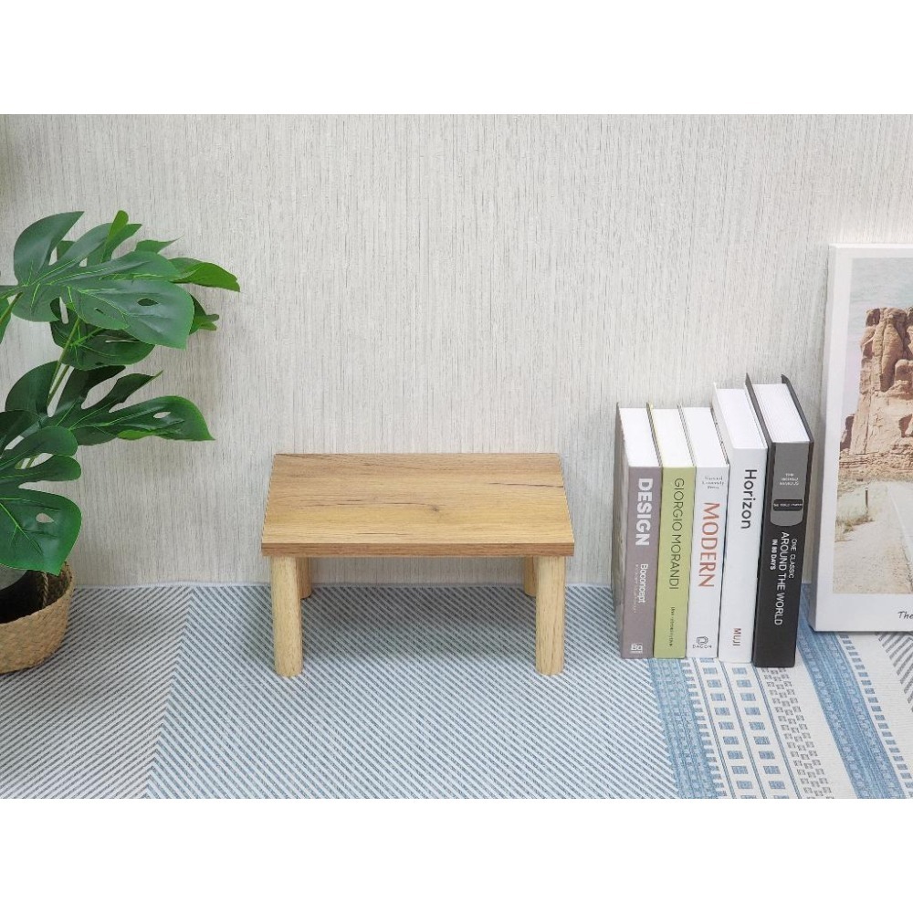 <<威格森家居>>MIT台灣製造 木質收納架 小桌子  迷你 小架子 置物架 整理架 展示架 書架 實木腳-細節圖3