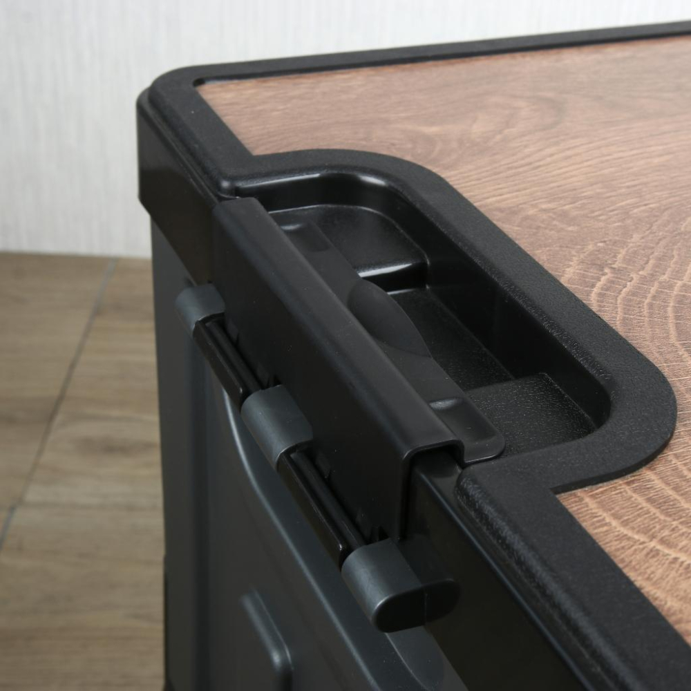 <<威格森家居>>軍風露營摺疊收納箱/多功能收納箱/露營收納箱/露營小桌子/耐重收納箱/露營箱/整理箱/裝備箱/儲物箱-細節圖2