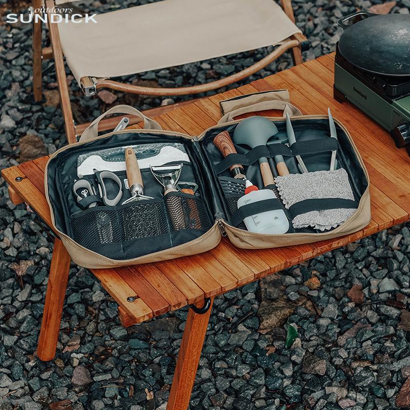 <威格森家居> SUNDICK 山地客 戶外餐具廚具收納包 露營 野炊 野餐 聚餐 BBQ-細節圖4
