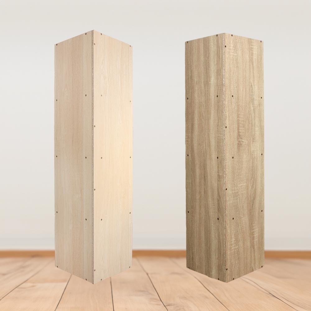 <威格森家居>台灣製 經典橡木 4層 轉角櫃 角落櫃 收納櫃 櫥櫃 衣櫃 床頭櫃 公仔櫃 展示櫃 4層櫃 櫃子-細節圖6