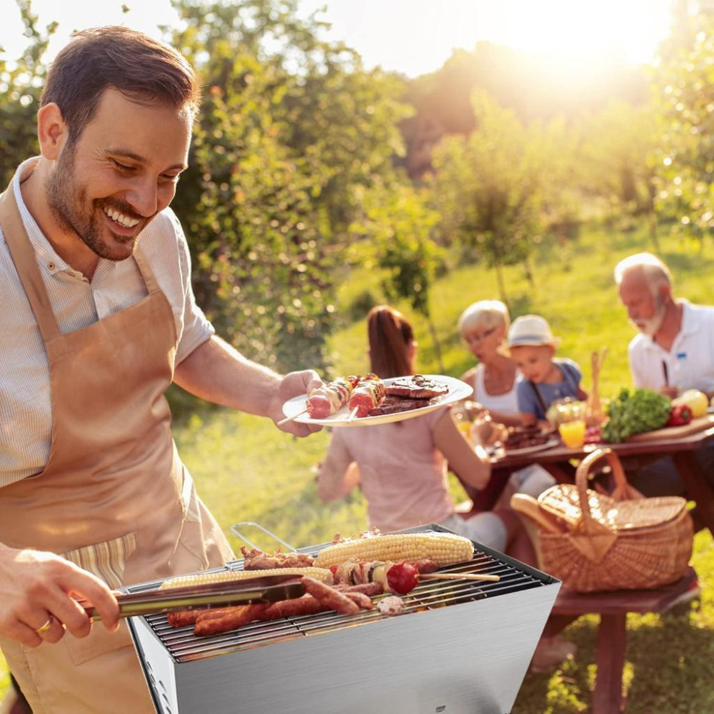 <威格森家居> 筆記本燒烤爐 露營 中秋 烤肉架-細節圖7