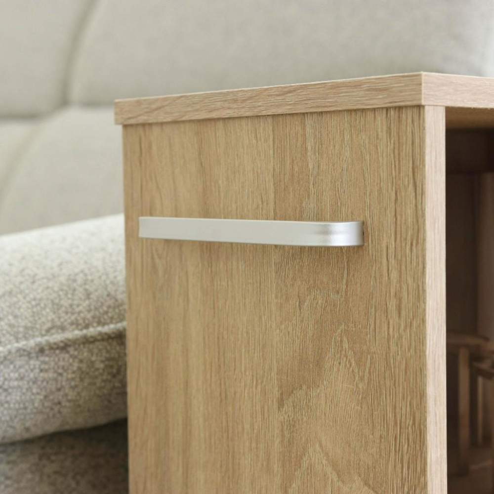 威格森家居 日式簡約隙縫櫃 行動書櫃 行動置物櫃 層架 移動櫃(附輪可推拉邊櫃)-細節圖3